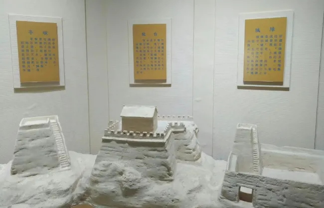 Exhibits in Jiayuguan Museum of the Great Wall