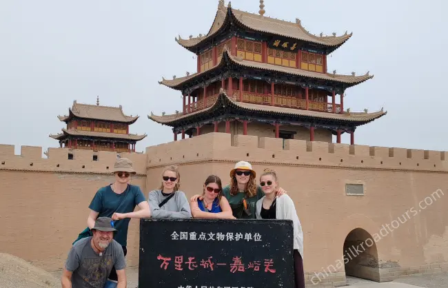 Jiayuguan Pass tour guests