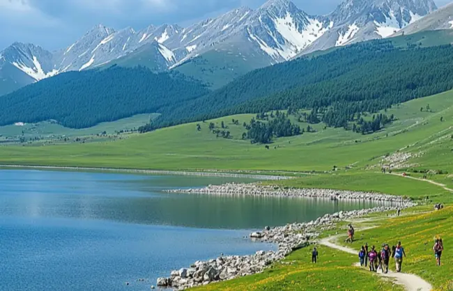 Sayram Lake in Xinjiang