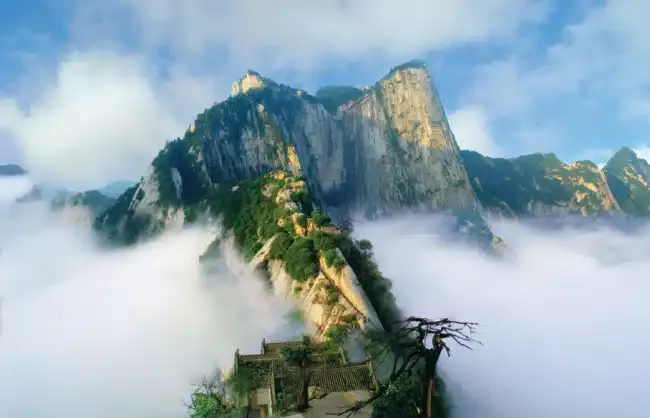 Mt. Huashan in Xian