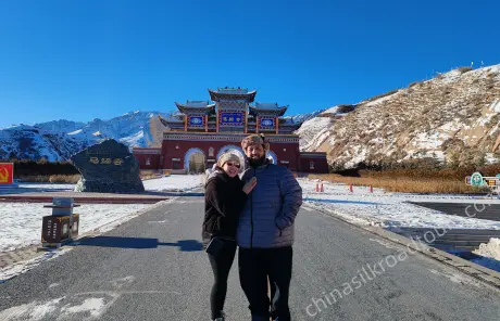 China Gansu tour to Matisi temple