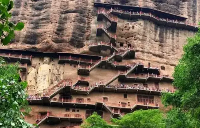 Maijishan Grottoes in Gansu