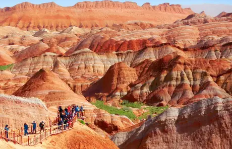 Visit Zhangye Rainbow Mountain on Silk Road