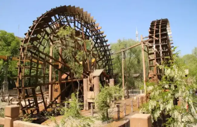 Waterwheel Park in Lanzhou