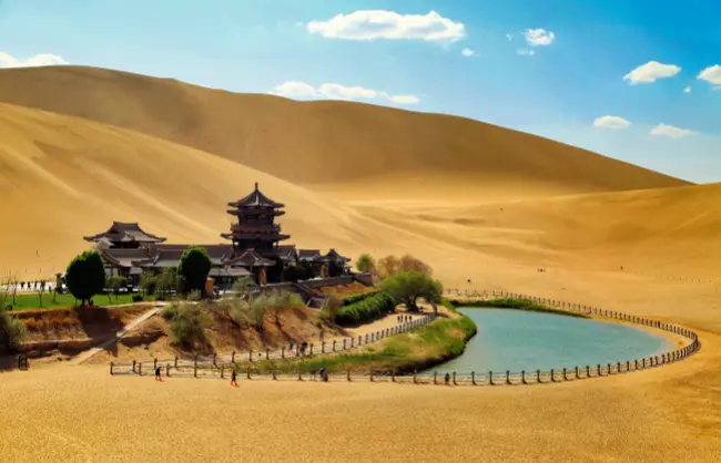 Mingsha Mountain and Crescent Moon Spring